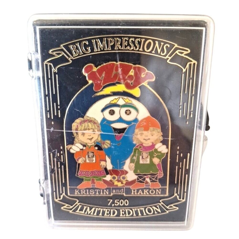 Atlanta 1996 Olympics Izzy Pin Kristin & Hakon Official Limited Edition